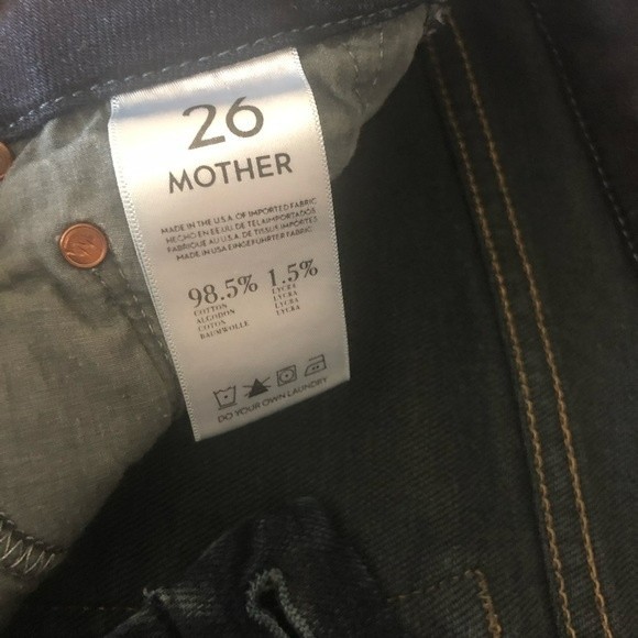 MOTHER The Looker Skinny Jeans in Midnight 26 - Picture 8 of 9